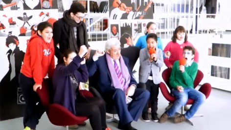 Luis del Olmo con FEAPS La Rioja Making of